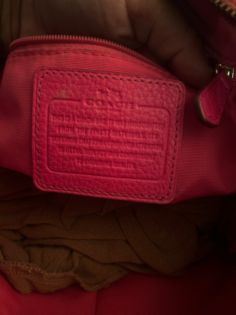 Coach Pink Pebbled Leather Kelsey Satchel No. A1580-F34493 - Picture 3 of 10